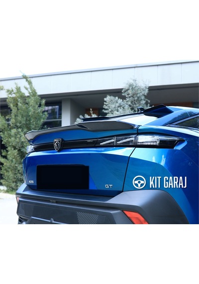 Peugeot 408 Parlak Siyah Spoiler Plastik Boyalı