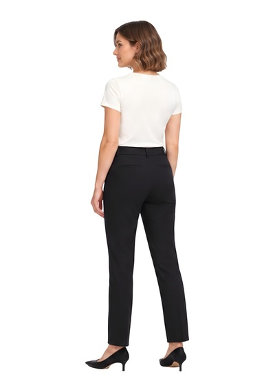 Lili Woman Kadın Kemer Detaylı Dar Paça Kumaş Pantolon Siyah Lw.gk-pnt004sy