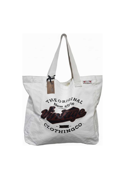 Old Cotton Cargo Renata Bag Plaj Çantası Beyaz