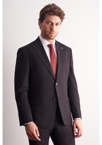 İmza Siyah Kırlangıç Yaka Kendinden Desenli Esnek Bel Slim Fit 6 Drop Takım Elbise 1001255167 Siyah İmza Siyah Kırlangıç Yaka Kendinden Desenli Esnek Bel Slim Fit 6 Drop Takım Elbise 1001255167 Siyah
