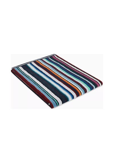 Missoni Home Csapr Plaj Havlusu, Pamuklu Havlu Kumaş , Çizgili & Zarif Mavi Standart