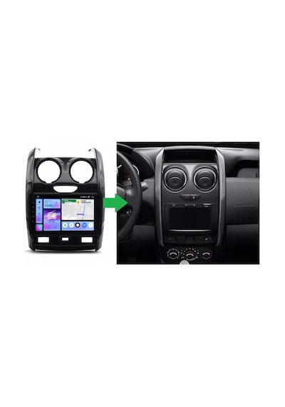 Dacia Duster 9 "inch Android 14 Multimedya Sistemi 4-64 Navimex 2013-2017 Diğer