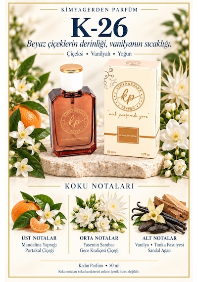 KP K-26 Kadın Parfüm EDP 50 ML