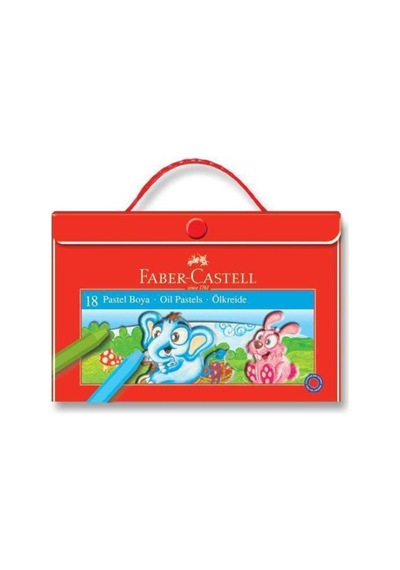 Faber Castell 18 Renk Çantalı Pastel Boya 18'Li Çantalı Pastel
