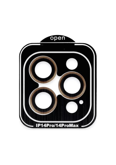 İphone 15 Pro Max Pvd Metal Kamera Lens - Turuncu
