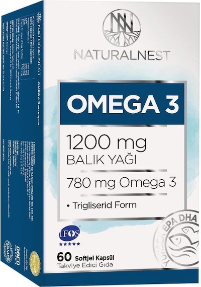Naturalnest Omega 3 60 Kapsül
