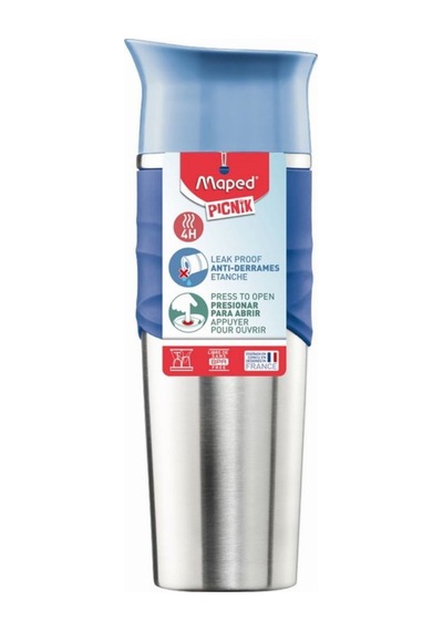 Maped Picnik 320ml Mavi Çelik Termoslu Matara  871903