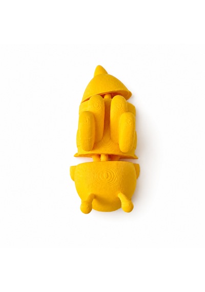 2 Li Set Sevimli Arı Figürü 10 Cm 3d Baskı Hareketli Dekoratif Obje Masaüstü Süs Hediyelik .