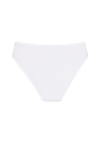 12 Adet Yıldız Bayan Bambu Bikini Külot Beyaz 3910 001