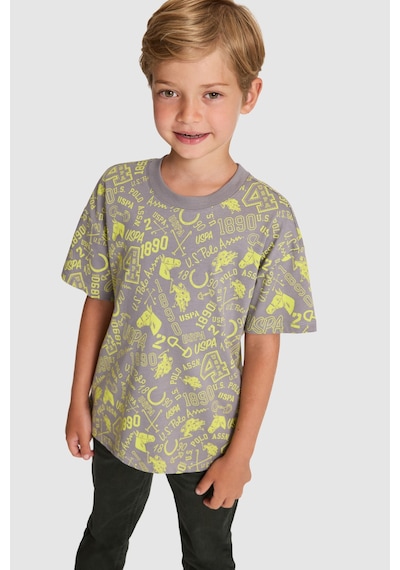 U.S. Polo Assn. Erkek Çocuk Gri Tişört 50327032-vr024