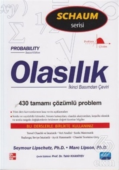 Olasılık  -  Seymour Lipschutz  -  Nobel Akademik Yayıncılık