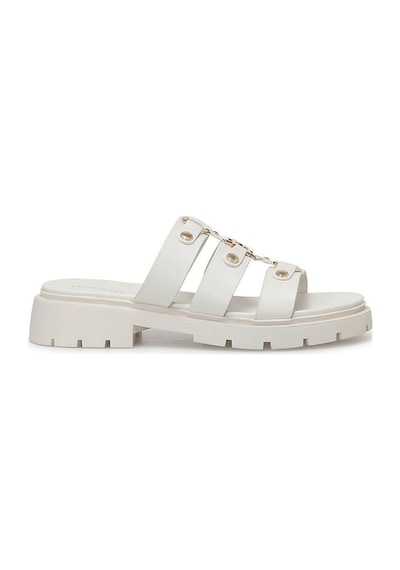 Nine West Mınt 4fx Kırık Beyaz Kadın Düz Terlik Beyaz