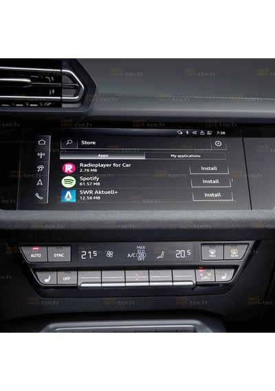 Audi A3 Uyumlu Mat 10,1 İnç Navigasyon 9h Nano Ekran Koruyucu 2021-2026