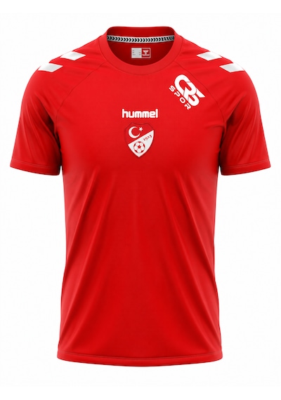 Hummel 2026-27 Tff Hakem Antrenman T-shırt Pamuklu Kırmızı