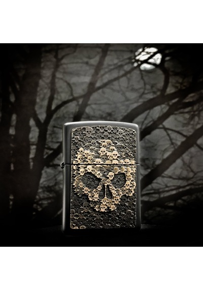 Zippo 218 Skull In Skull Çakmak