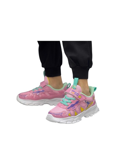 Fıero Mıen Kız Çocuk Okul Pembe Günlük Spor Sneaker Ayakkabı Pembe Pembe
