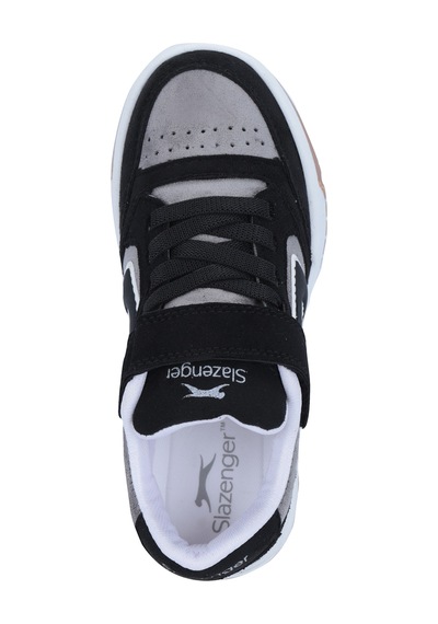 Slazenger Clash I Unisex Çocuk Siyah Süet Günlük Spor Ayakkabısı