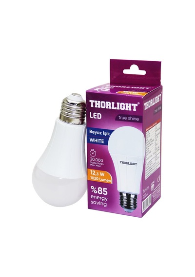 Thorlıght A-6012b E27 Beyaz Led Ampul 12.3w - 10'li Paket Diğer