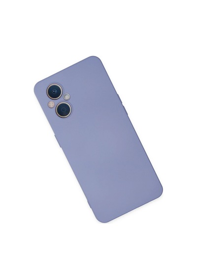 Ilkeshop Newface Oppo Reno 7 Lite Kılıf Nano İçi Kadife Silikon - Lila LİLA