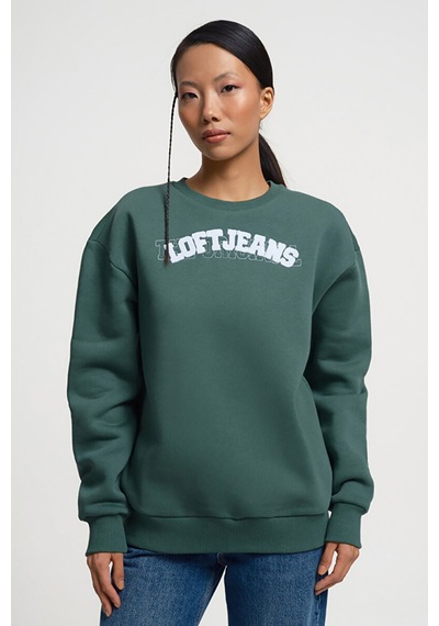 Kadın Sweatshirt Lf2033807 Yeşil
