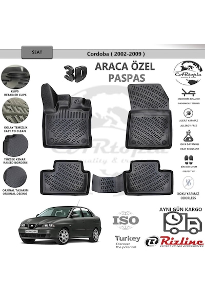 Seat Cordoba / 2002-2009 / Siyah / Rizline Paspas