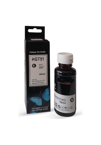Hp Uyumlu Gt51xl X4e40ae Siyah Mürekkep 90ml./sise