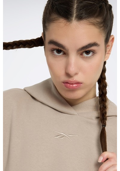 Reebok Lux Oversızed Hoodıe Gri Kadın Sweatshirt 000000000101695867