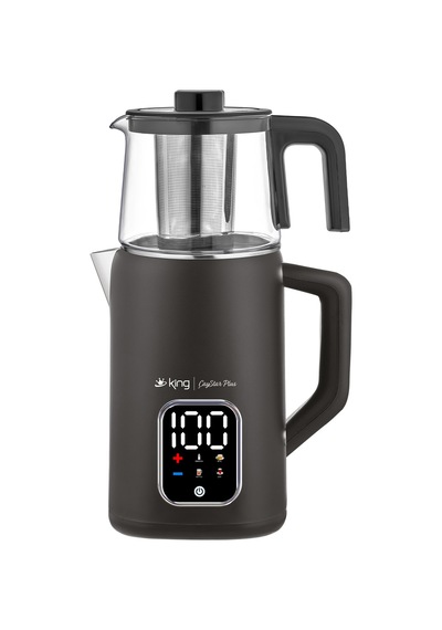 King K3113 Çaystar Plus Dijital Çay Makinesi Siyah