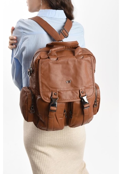 Baginn Y.s.deri Kadın Sırt Çantası 35 25 Cm Vegan Deri Yıkama Suni Deri Postacı Çapraz Askılı Omuz Çantası Taba Baginn Y.s.deri Kadın Sırt Çantası 35 25 Cm Vegan Deri Yıkama Suni Deri Postacı Çapraz Askılı Omuz Çantası Taba