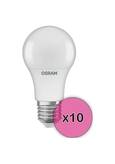 Osram 8,5 W 806 Lümen 2700k Sarı Işıklı Led Ampul 10'lu Paket