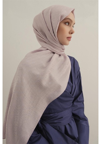 Armine Lyocell Naia Üçgen Monogram Şal 5 43 Pembe