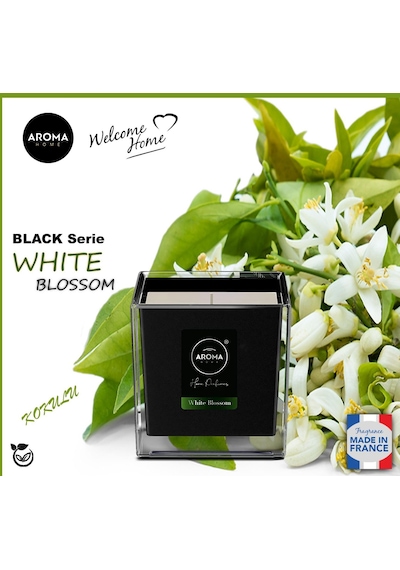 Aroma Home Black Series Kokulu Mum White Blossom 155 G