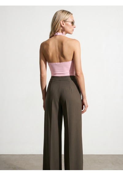 DİLVİN 21267 Halter Top-toz Pembe