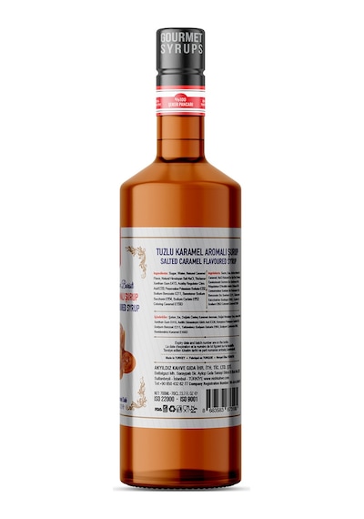 Nish Tuzlu Karamel Aromalı Şurup 700 Ml-pet Şişe