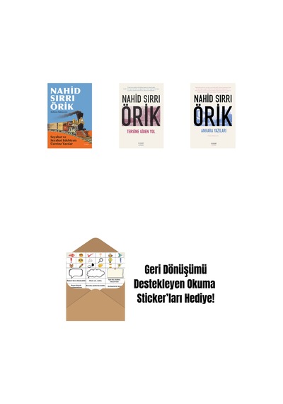 Seyahat Ve Seyahat Edebiyatı Üzerine Yazılar + Tersine Giden Yol + Ankara Yazıları + Okuma Sticker'ları