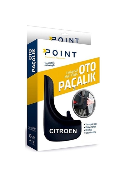Citroen Paçalık Tozluk Çamurluk Universal Siyah 2'li