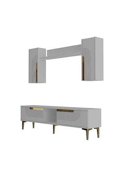 Tvr1502bg Meyra Tv Ünitesi Takımı Beyaz-gold 150cm