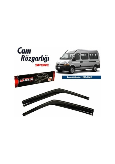Renault Master Mugen Cam Rüzgarlığı 1998-2009 Arası 2'li Sunplex