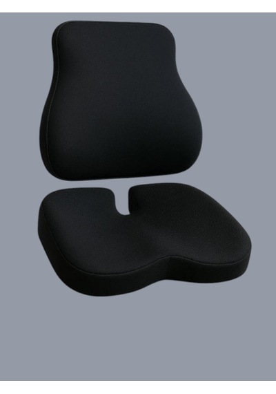 Yeni Nesil Visco Ortopedik Ergonomik Kaymaz Taban Terlemez Sırtlık Ve Minder Rahat Oturuş Minder Ve Sırtlık 2li Set 1