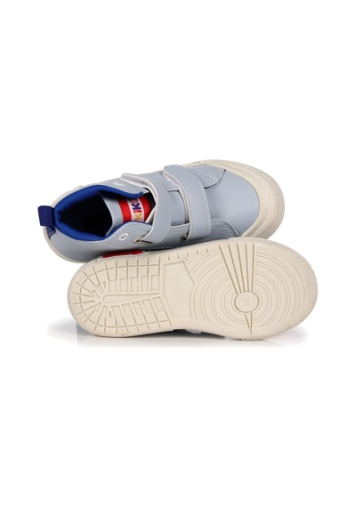 Kiko Kids Garf Günlük Cırtlı Erkek Çocuk Bot Ayakkabı Mavi Mavi