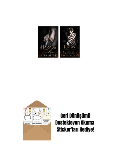 Harabe Sırlar + Kırgın Fısıltılar + Okuma Sticker'ları