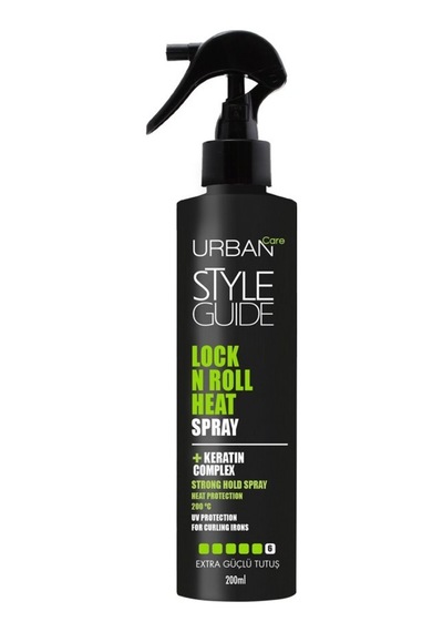 Urban Care Style Guide Lock N Roll Heat Isıya Dayanıklı Gazsız Saç Spreyi 200 ML