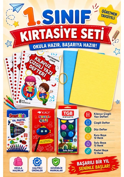 1. Sınıf Kırtasiye Seti 3