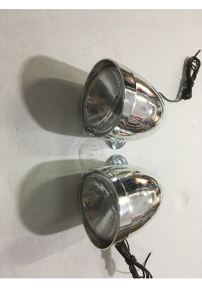 Pejo Mobylette Bisiklet Ampullü Model Ön Far Mini 2 Li Set Takım