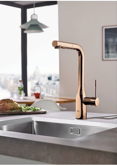 Grohe Spirallı Eviye Bataryası Essence Warm Sunset - 30270DA0