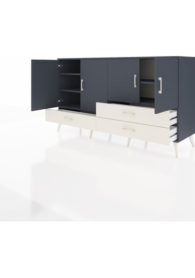 Hyperion Konsol 5 Raflı 3 Çekmeceli 4 Kapaklı 176x44x99 Antrasit- Antrasit-antrasit/aytaşı Hyperion Konsol 5 Raflı 3 Çekmeceli 4 Kapaklı 176x44x99 Antrasit- Antrasit-antrasit/aytaşı