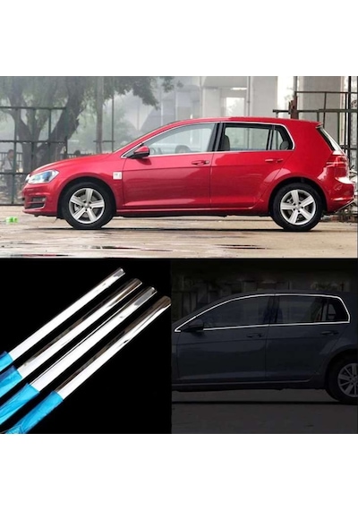 Volkswagen Golf 6 Cam Çıtası Kaplama Krom