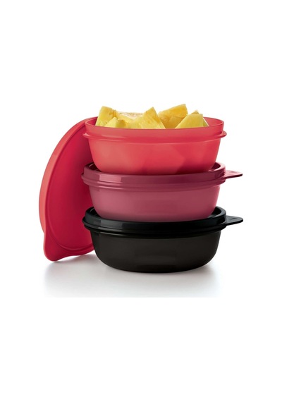 Tupperware Saklama Ve Servis Kabı 3'Lü Set 300 Ml 7696776704520 Çok Renkli