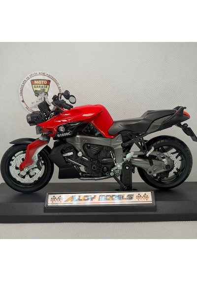 Bmw R1800c Kırmızı Model Motosiklet 1:12 Ölçekli Hediyelik Koleksiyon