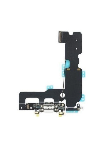 İphone 7 Plus Şarj Soketi Kulaklık Mikrofon Film Bordu Beyaz